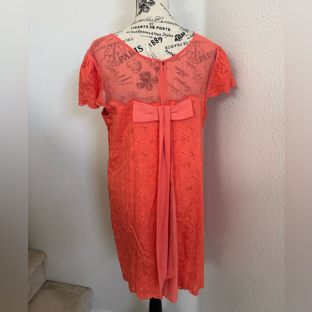 Free People Orange Dress 👗 L - Picture 3 of 8